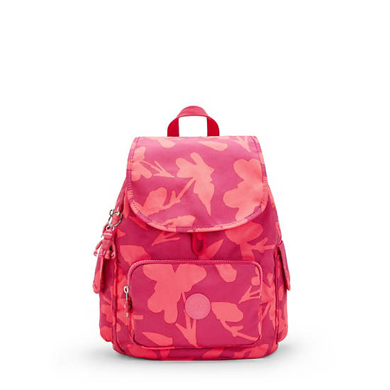 Kipling City Pack Small Printed Sırt Çantaları Pembe | TR 1698HA